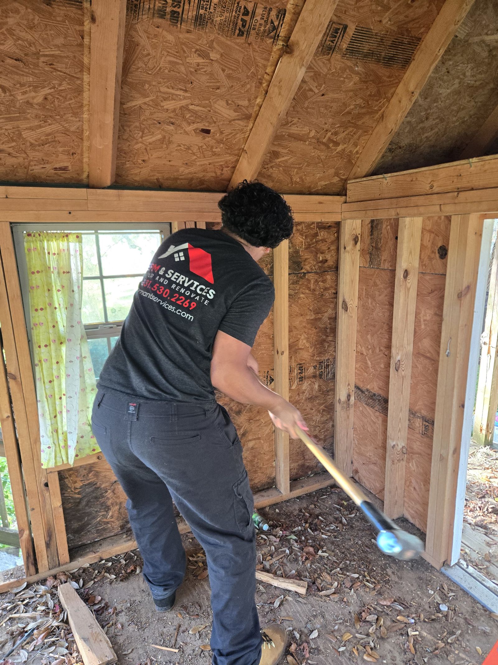 Interior demolition and shed teardown by EPM & Services in Eustis, FL